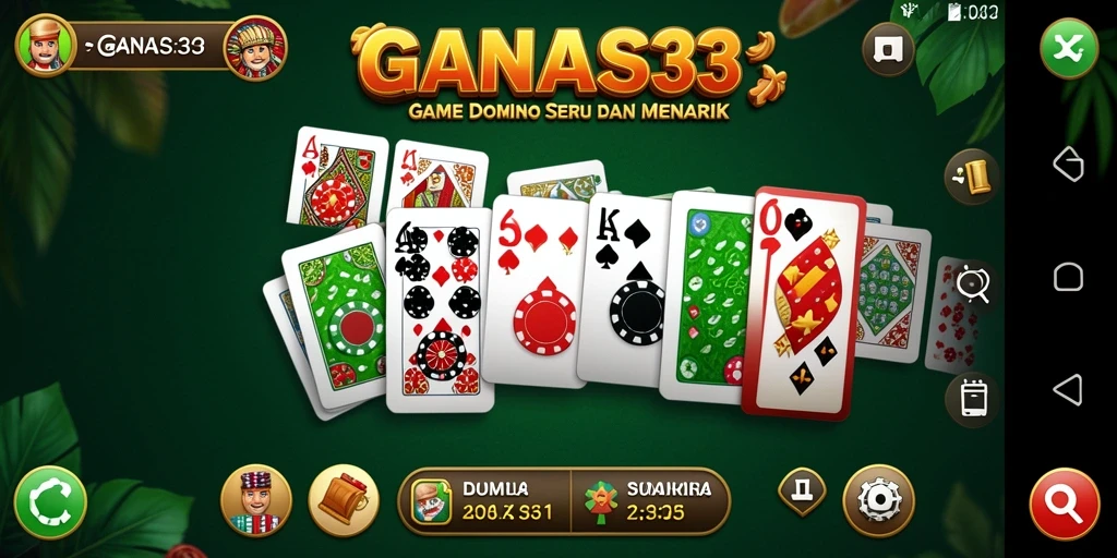Tampilan gameplay menarik dan menyenangkan dari GANAS33