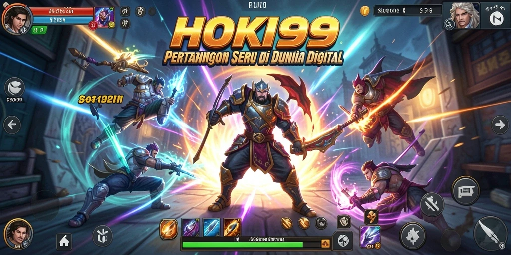 Tangkapan layar HOKI99 menampilkan aksi pertarungan yang mendebarkan.