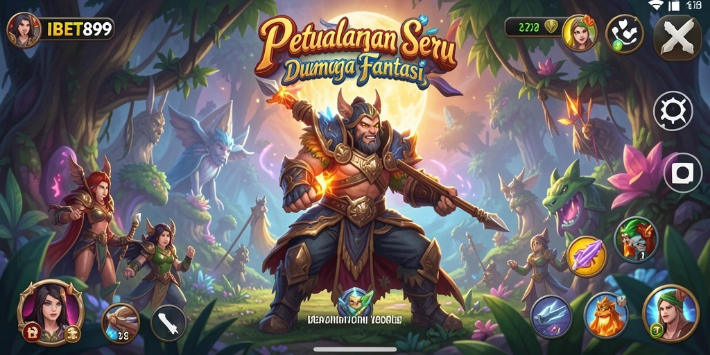 Tangkapan layar menampilkan aksi seru dalam gameplay petualangan IBET899.