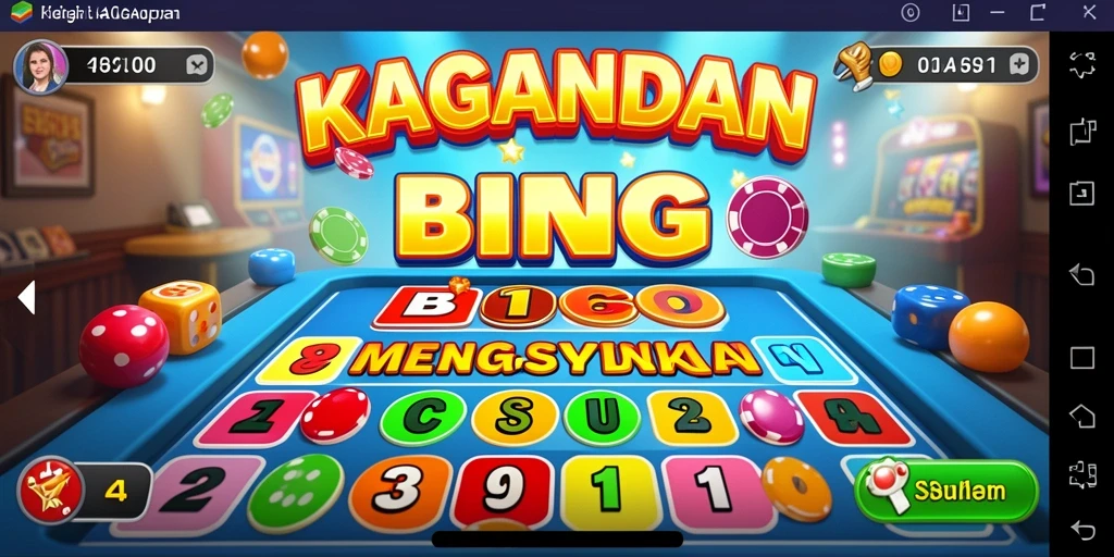 Screenshot gameplay KAGANDAN yang menunjukkan keseruan Bingo.