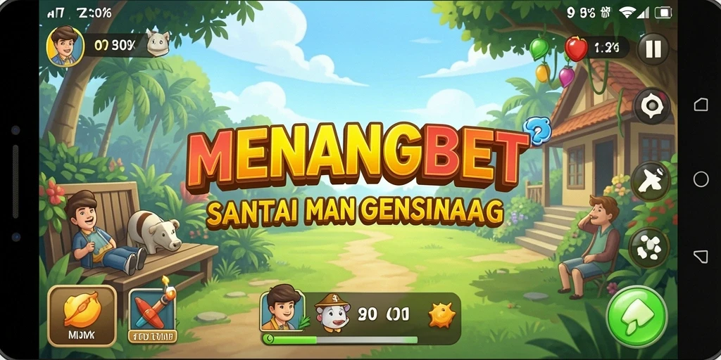 Tampilan menarik dari gameplay santai MENANGBET yang penuh warna.